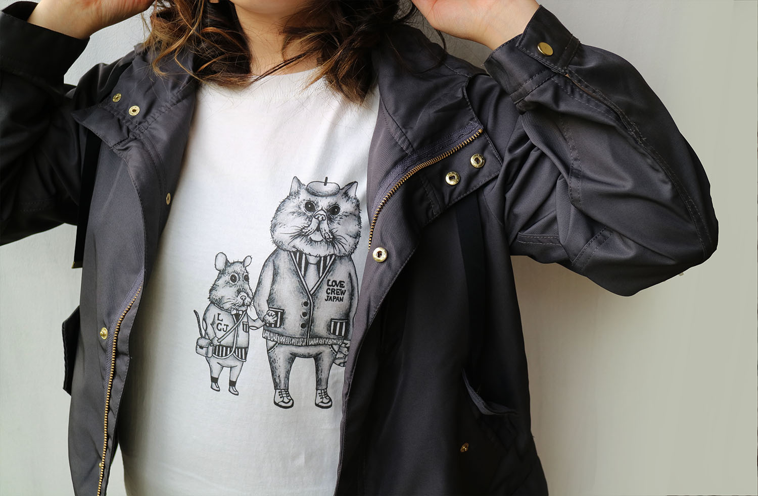 動物好きさん必見 Love Crew オリジナルイラストユニセックスtシャツ Love Crew 動物好きさん必見 Love Crew オリジナルイラストユニセックスtシャツ Love Crew
