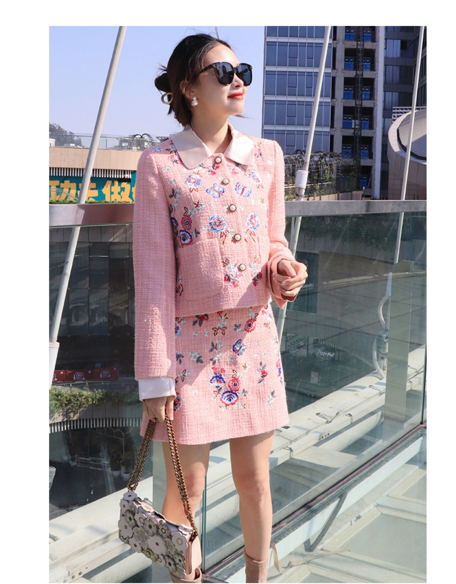 刺繍が可愛いセットアップ入荷しました♬