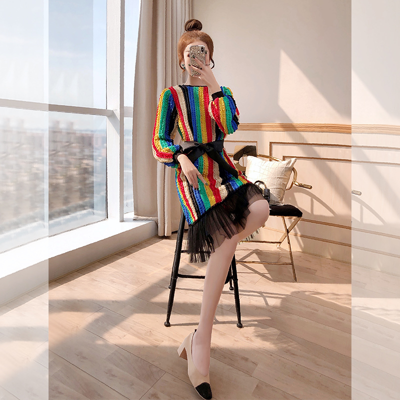 GUCCI 激レア 正規品 レインボー カラフルワンピース ワンピース