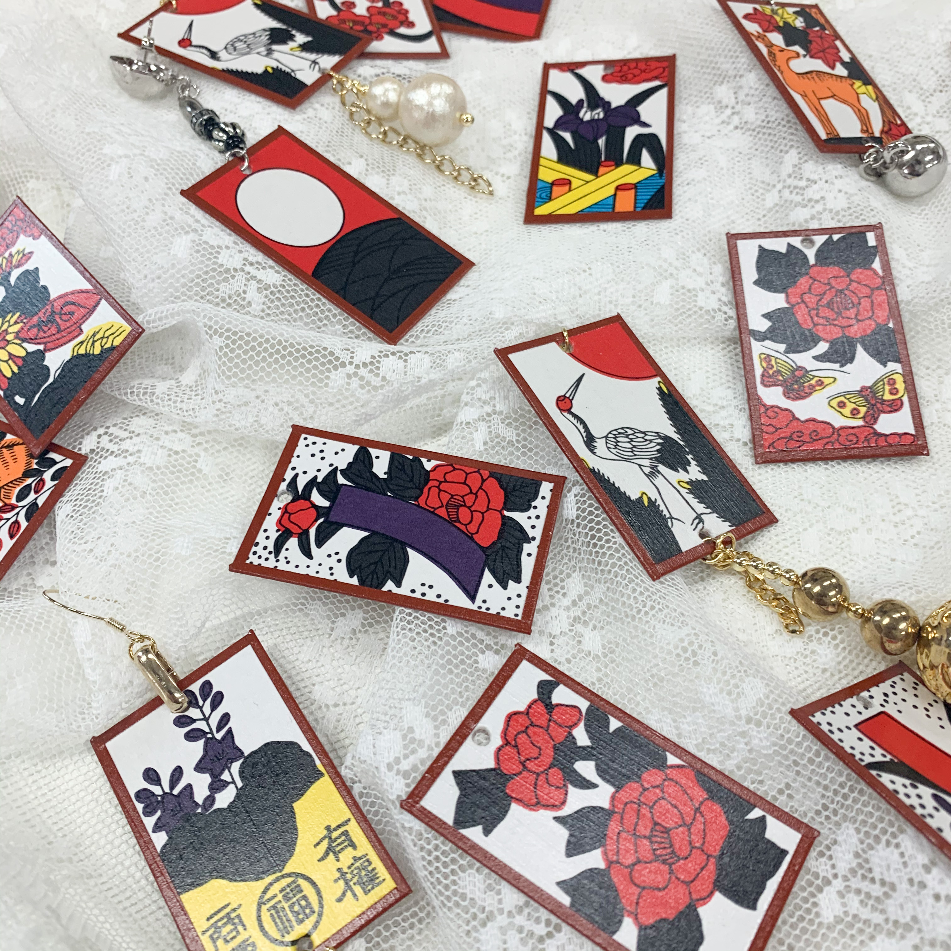 大人気 花札ピアス イヤリング オンライン発売開始 Base Mag