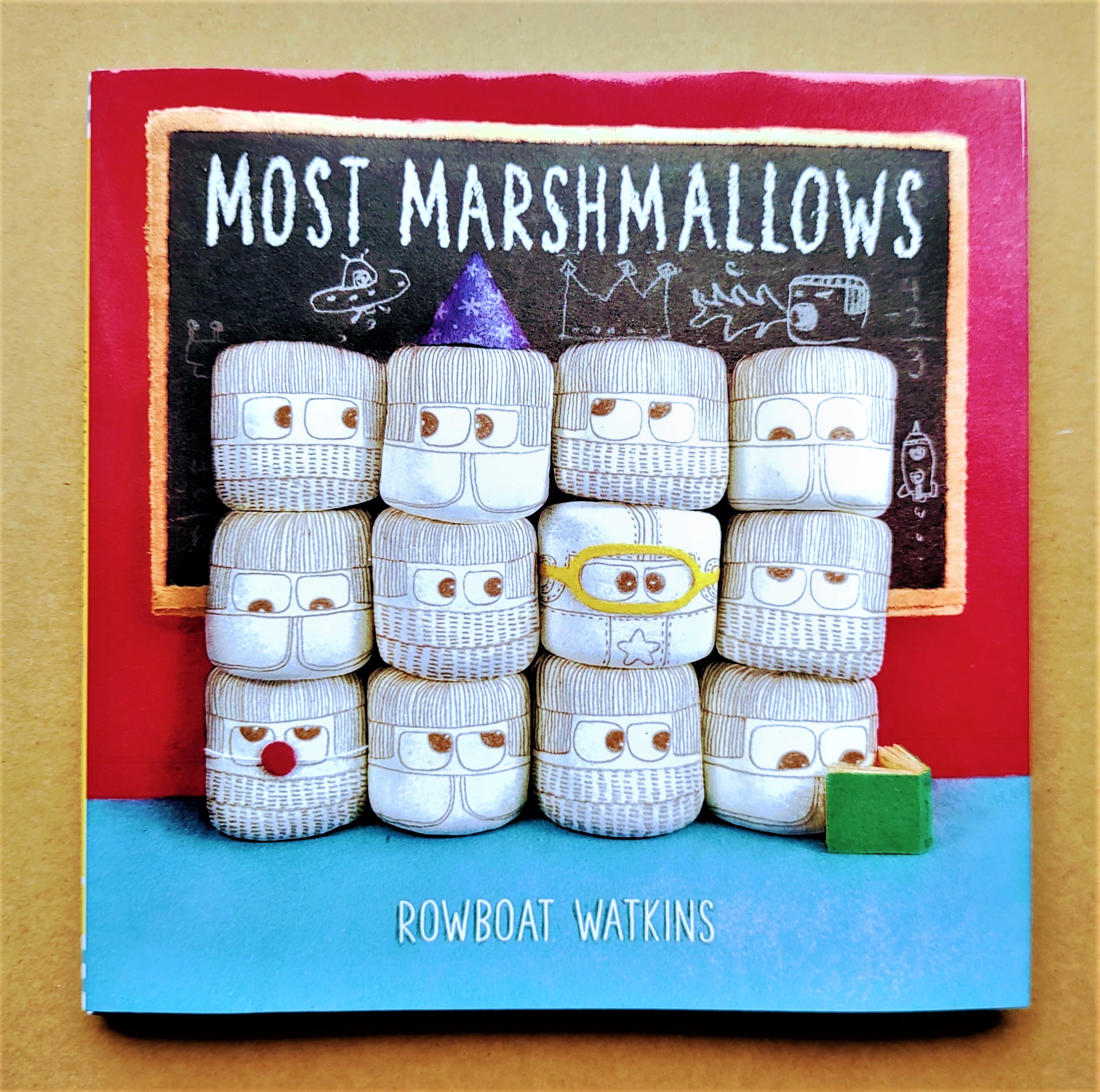 マシュマロの夢さくひん展　英語絵本 Most marshmallow　当店オリジナルの解説書付き