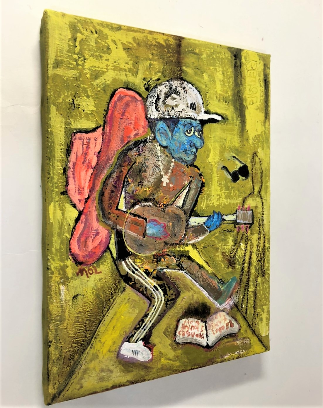 現代アート 竹原ピストル 俺のアディダス きっかけに制作 面白い絵が描けた Molの作品 Base Mag 現代アート 竹原ピストル 俺のアディダス きっかけに制作 面白い絵が描けた Molの作品 Base Mag