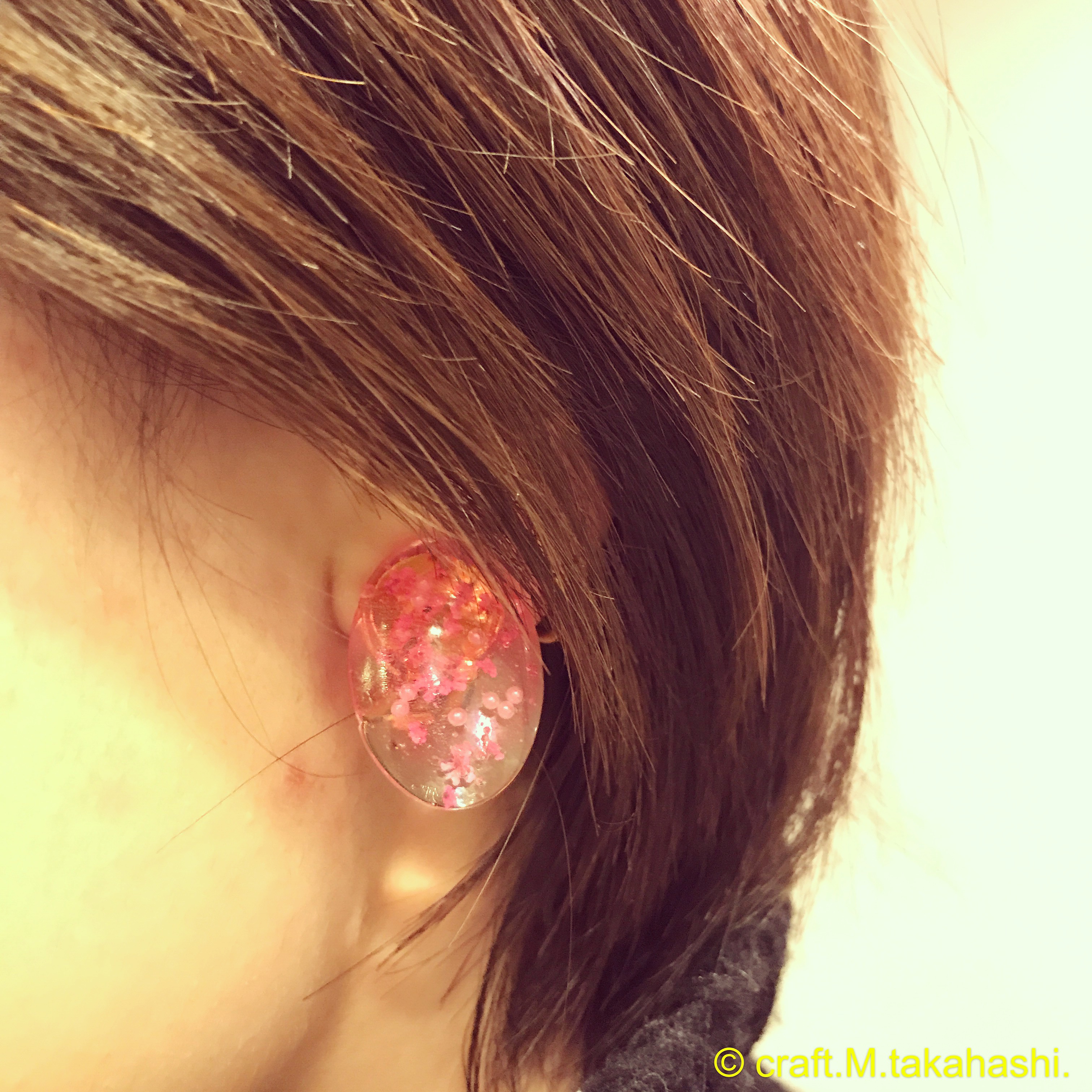 イヤリングというキャンバスに想いを閉じ込める～サクラサク・春を感じるイヤリング～