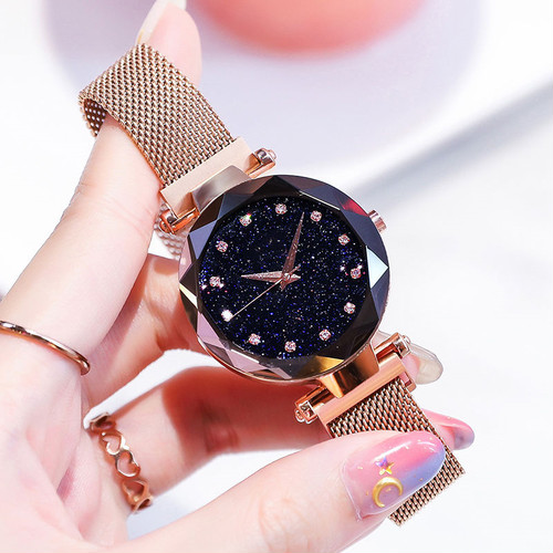 【レディース腕時計】おしゃれで安価なアナログ腕時計【ガラスカット調】