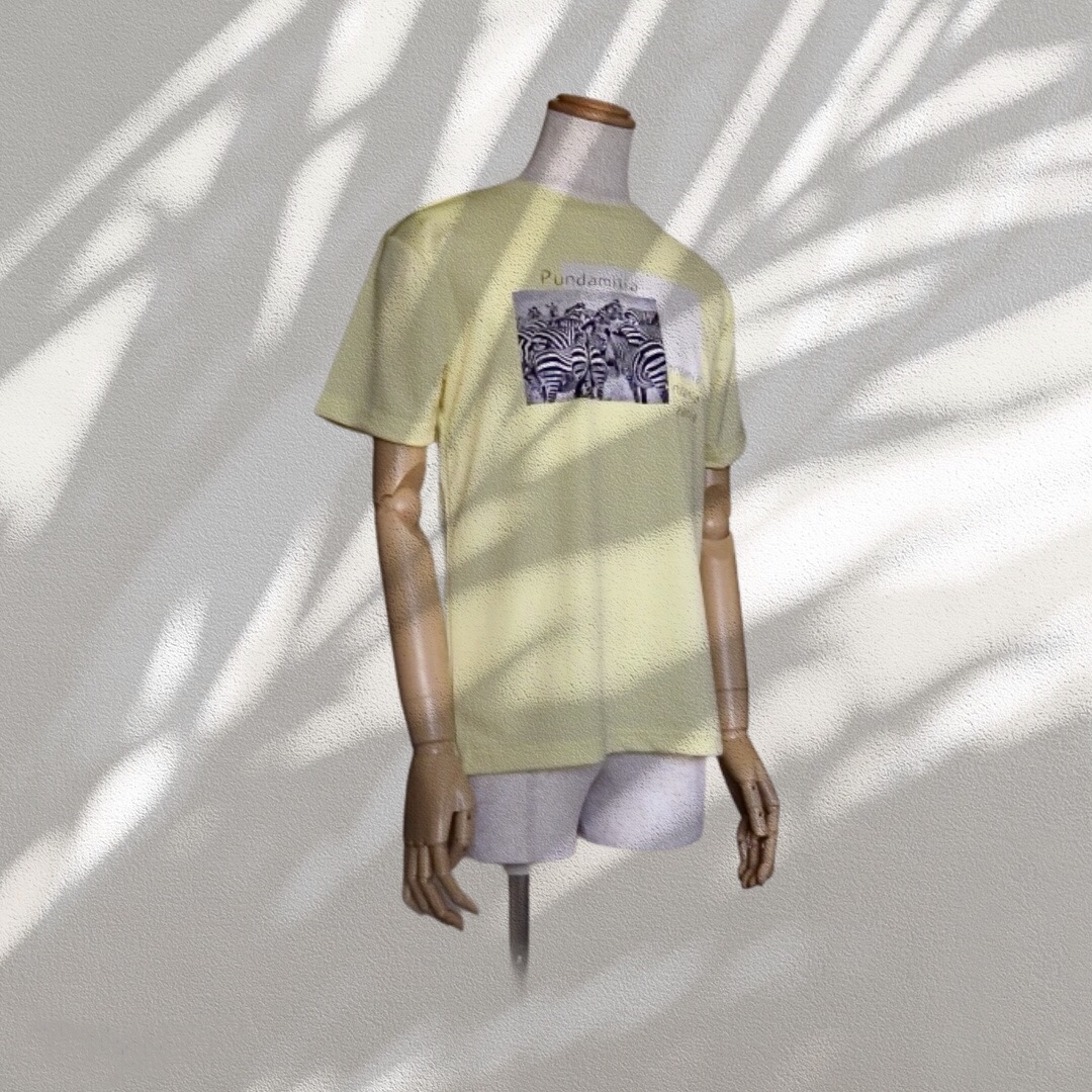 GLIMMER グリマー ドライTシャツ 4.4oz (メンズ) ライトイエロー シマウマ