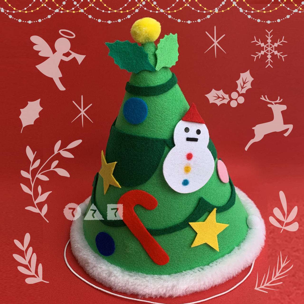 クリスマスツリー帽子を作ってクリスマスを盛り上げよう！