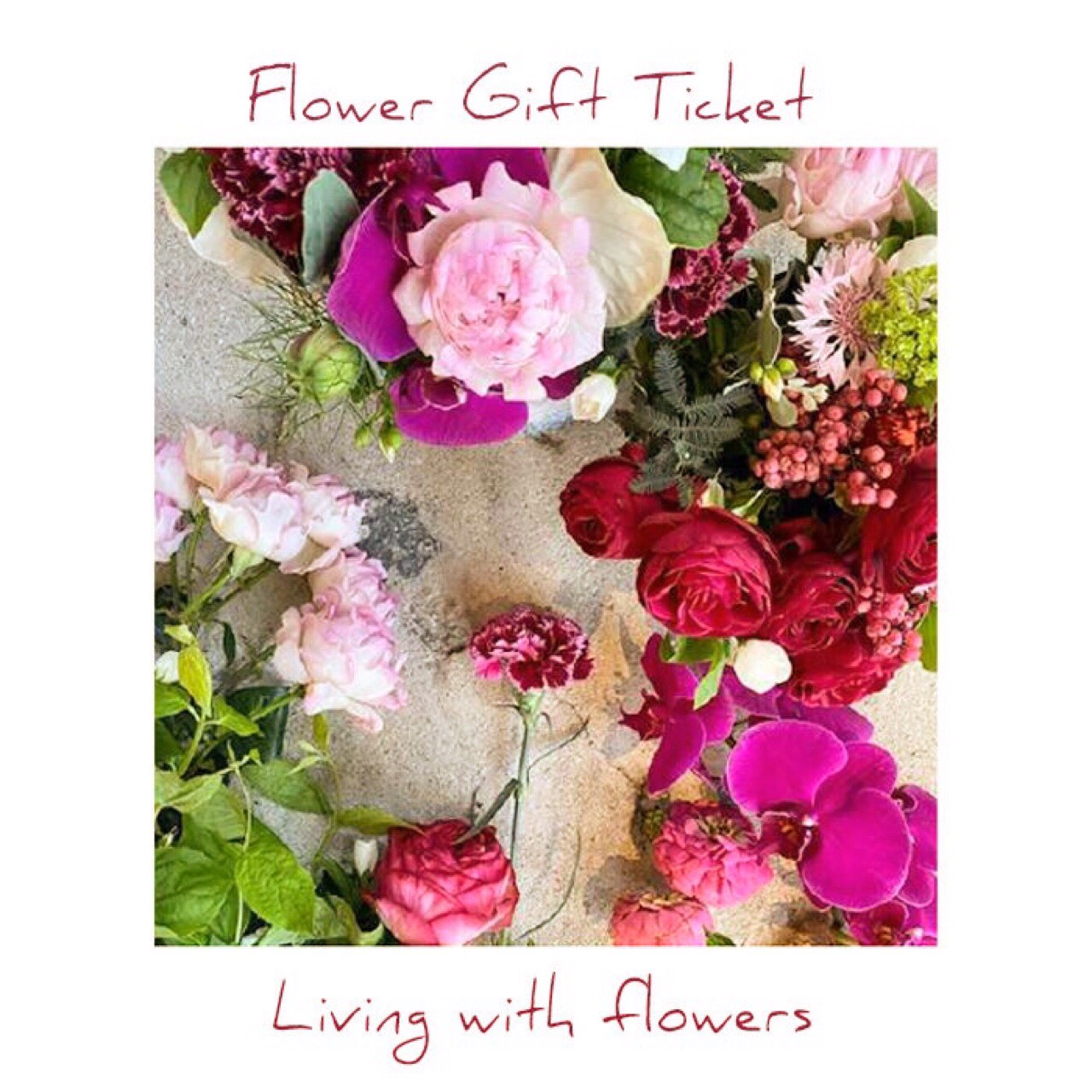 お花×花瓶をセットで贈ろう『Flower Gift Ticket』
