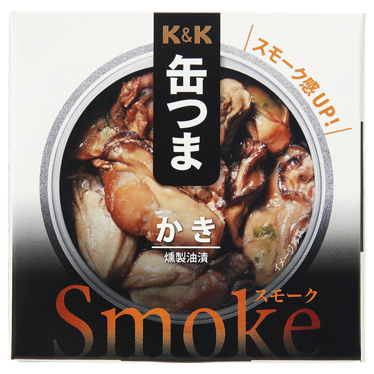 まとめ買い！K&K 缶つまスモーク かき 50g x6 *