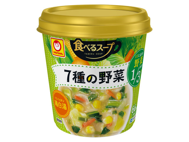 マルちゃん 食べるスープ ７種の野菜 鶏白湯 18g x6 *　セール中！