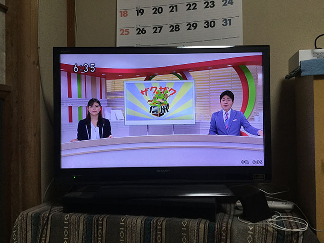 NHKニュースと上田ケーブルテレビで放映されました。