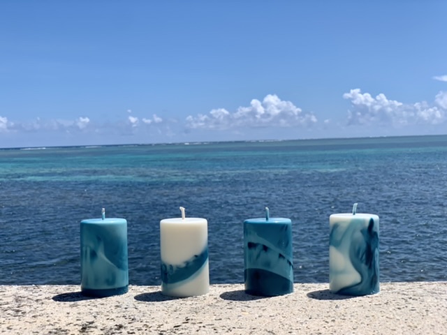 手のひらに石垣島の海を！！キャンドルから石垣島をお届けします