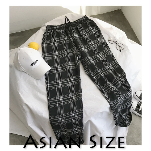 2 900円 韓国ファッション チェック柄カジュアル パンツ ズボン 販売中 Base Mag