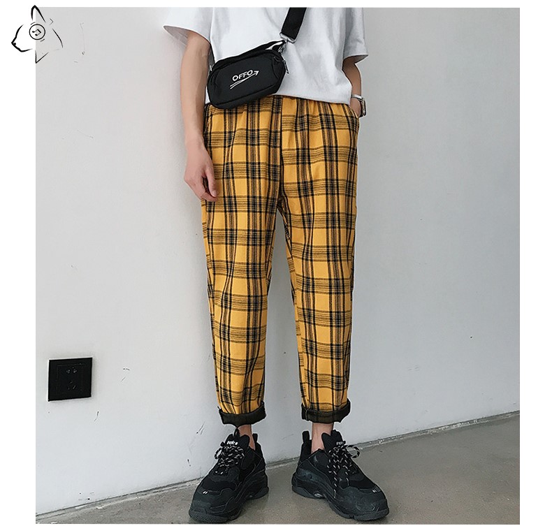 2 900円 韓国ファッション チェック柄カジュアル パンツ ズボン 販売中 Base Mag