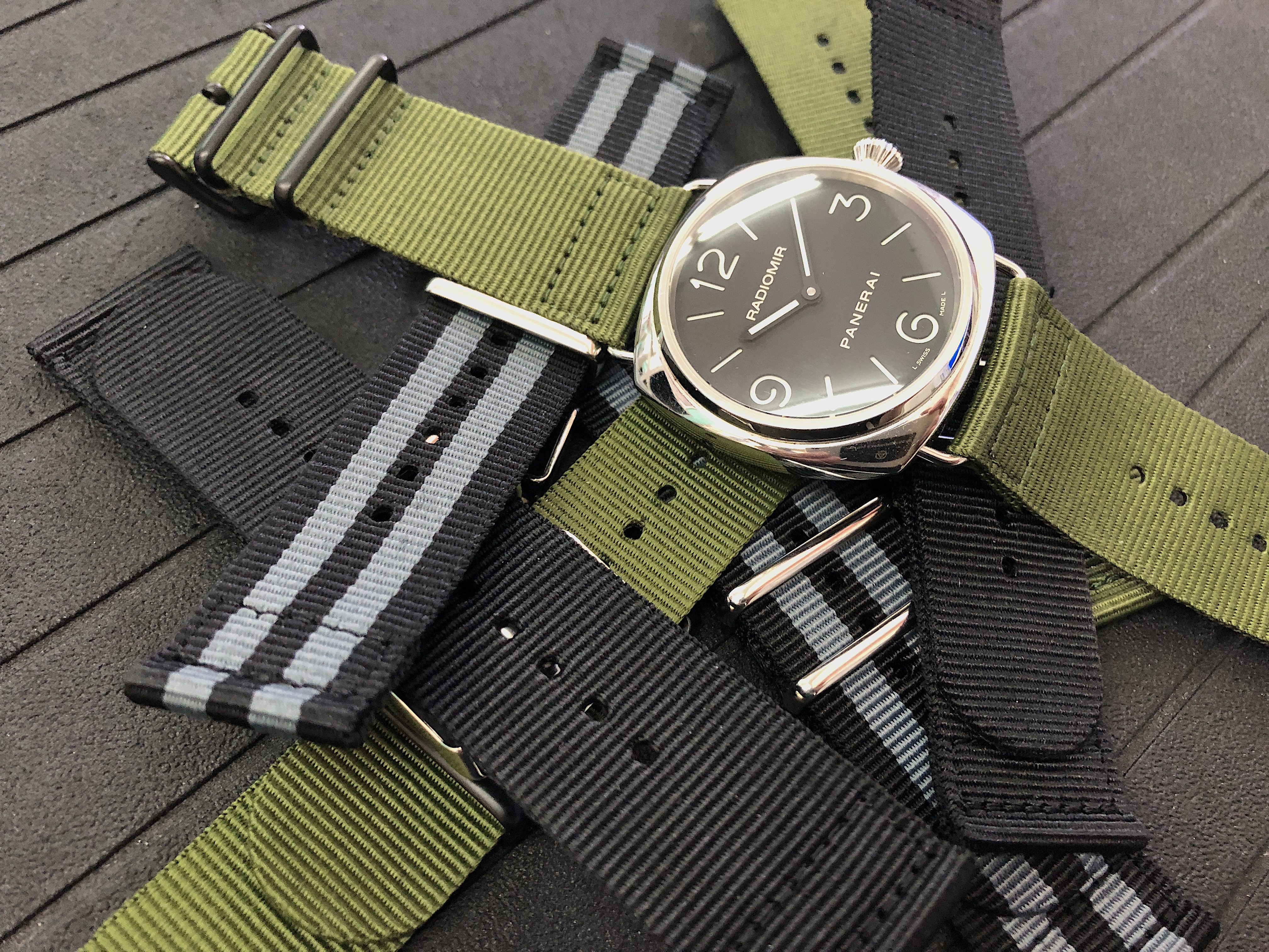 パネライなどのラグ幅が広い時計にオススメの2ピース セパレート Natoストラップ Mwm Watch Experimental Store Wmt Watch Japan Headshop