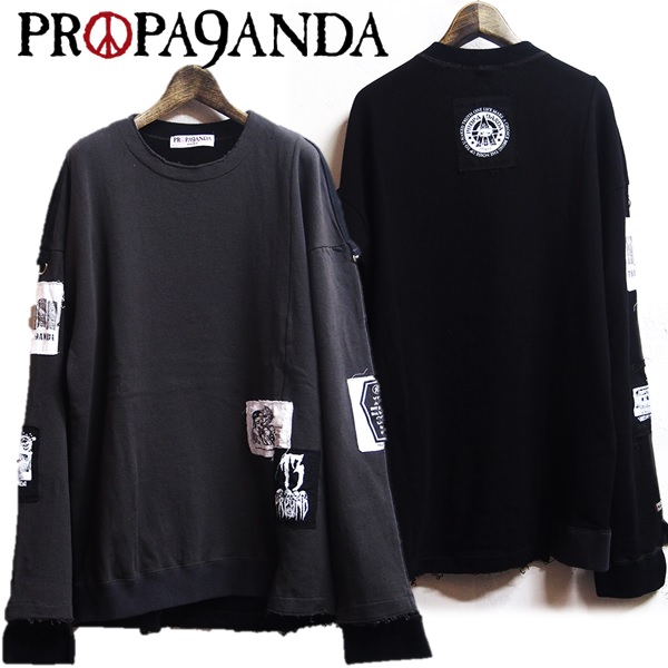 PROPA9ANDA/プロパガンダ「GRUNGE COLLAGE SWEAT patches」入荷！