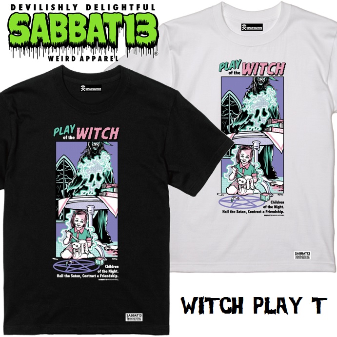 「SABBAT13 / サバトサーティーン」新作「WITCH PLAY T」入荷！！