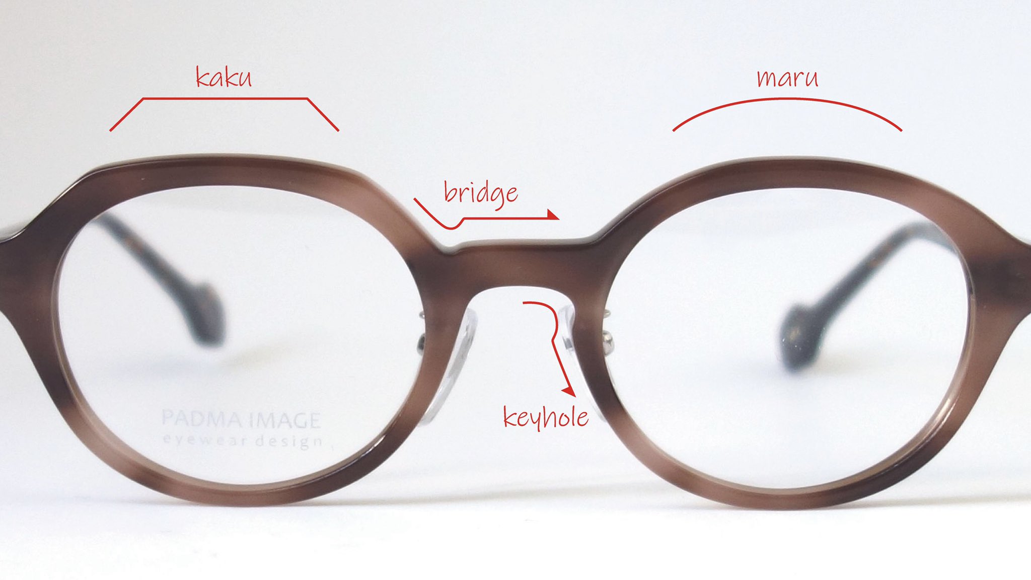 角と丸 左右非対称デザイン眼鏡とキーホールの話 Kakumaru カクマル Padma Image Eyewear Design 角と丸 左右非対称デザイン眼鏡とキーホールの話 Kakumaru カクマル Padma Image Eyewear Design