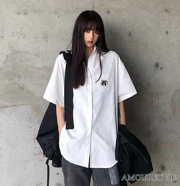シンプルisベストなロングシャツ☆