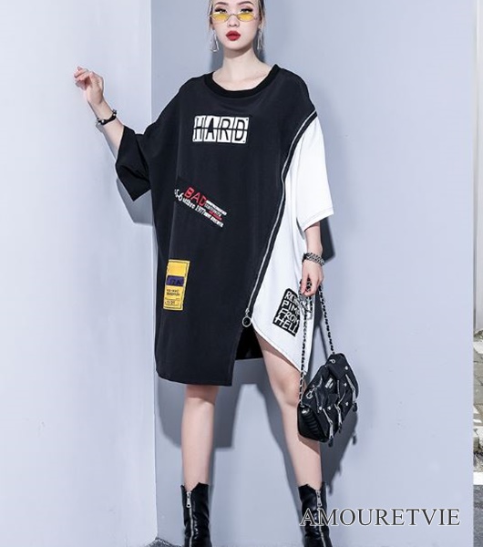 モード感の高いロングシャツ☆スタイリッシュなデザインが注目の的に♪
