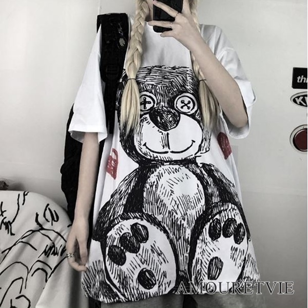 ビッグデザインの柄が抜群のインパクト☆Tシャツこそ個性の発揮のしどころです！