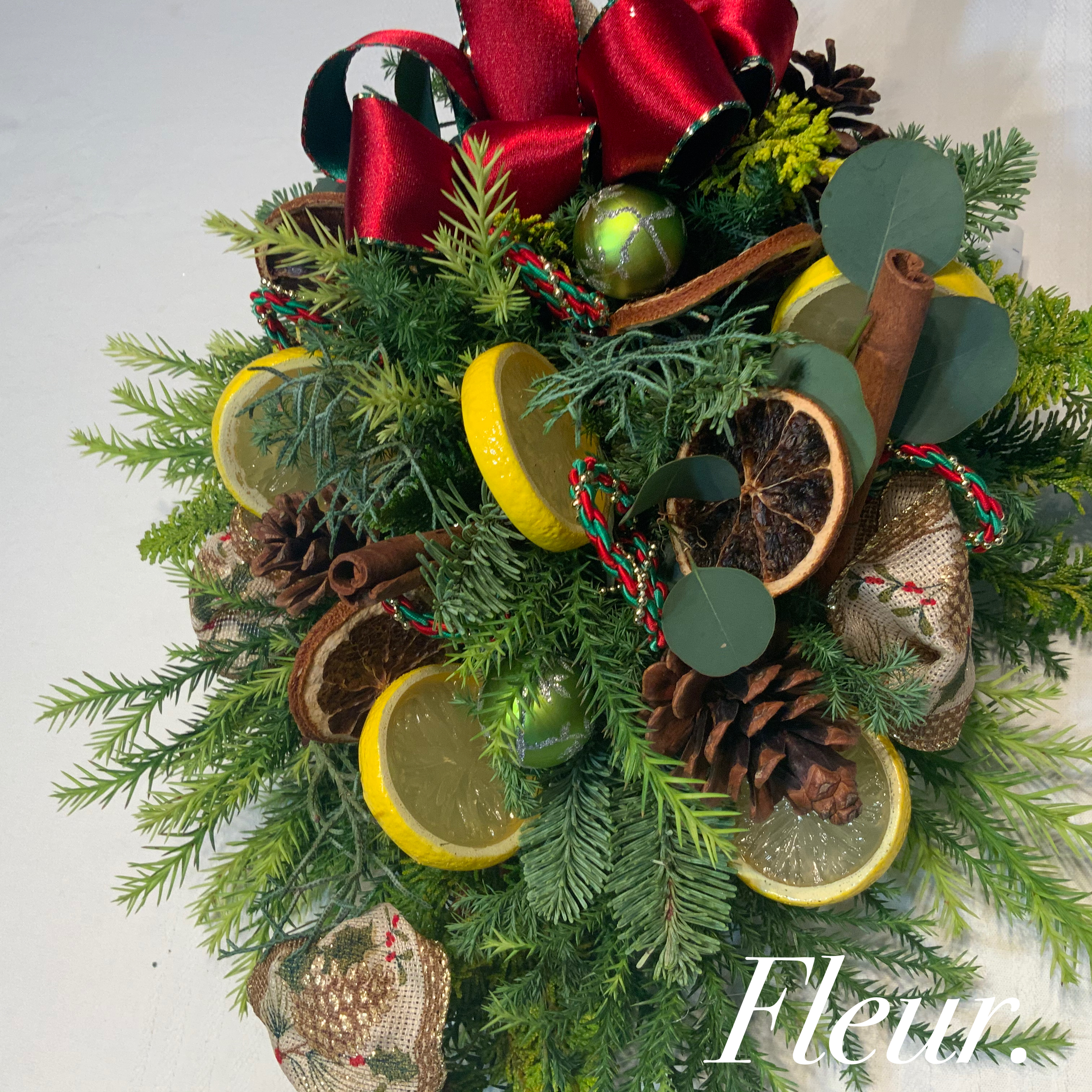 【クリスマスを演出したい方必見】フルーツやフレッシュなグリーンで香りにも癒されて・・・