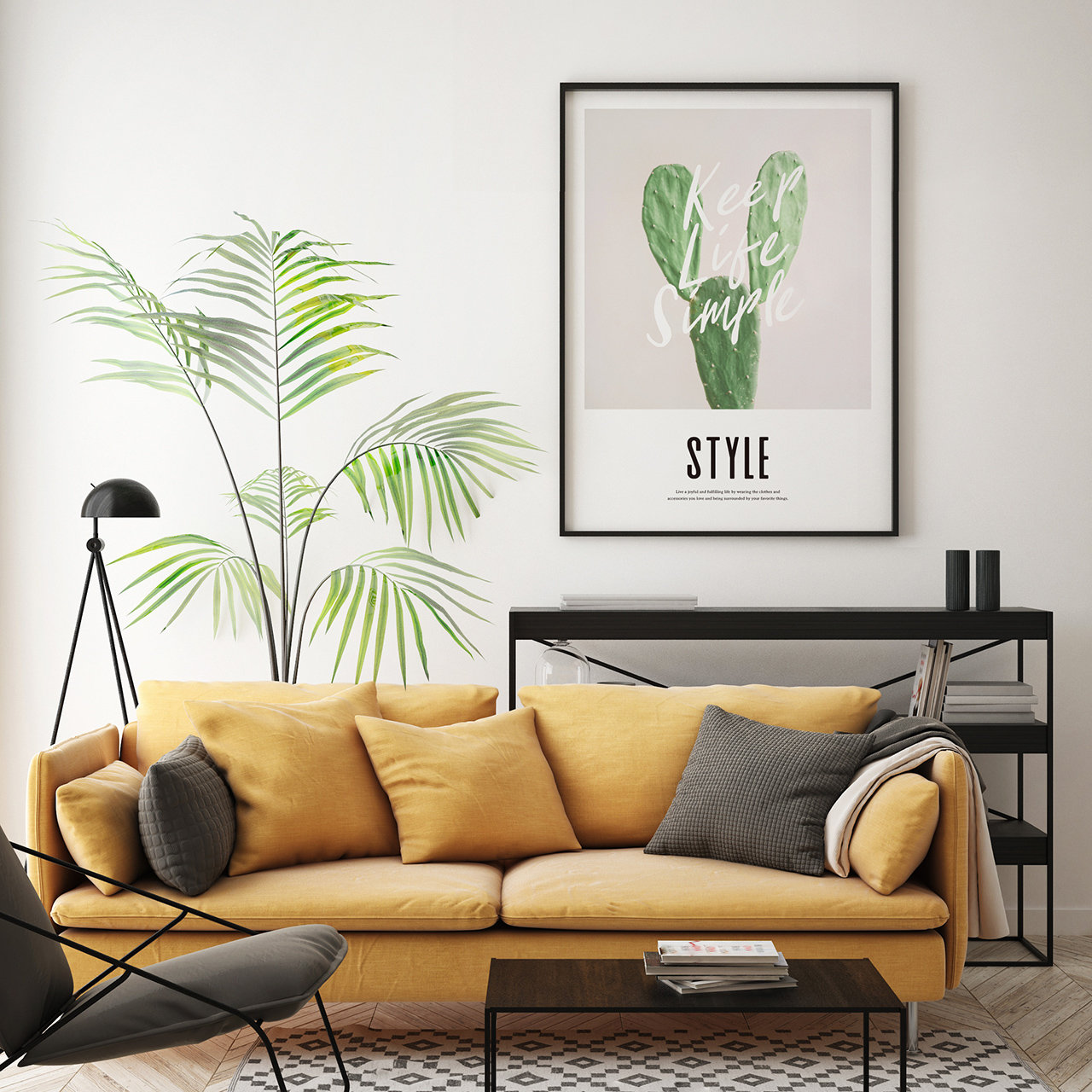 『植物×アート』ポスターでお部屋を癒しの空間に。