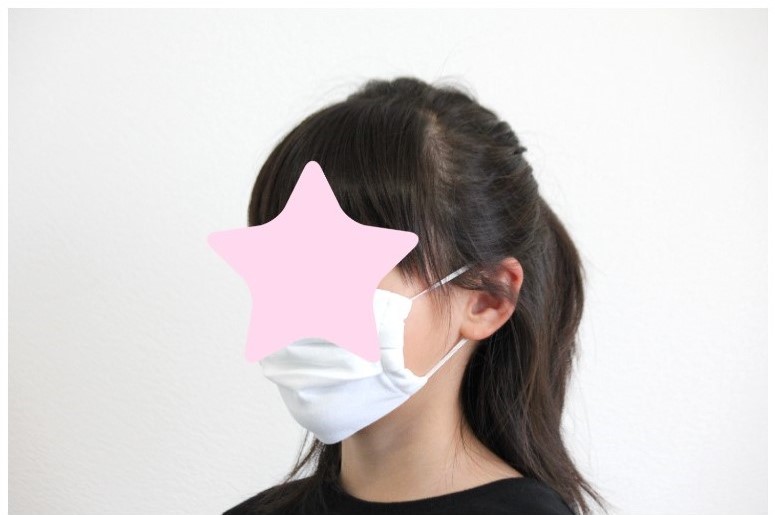 【キッズ】スポーツウェアメーカーのマスクUVカット・吸汗速乾機能付き♪『100%メイドインジャパン』