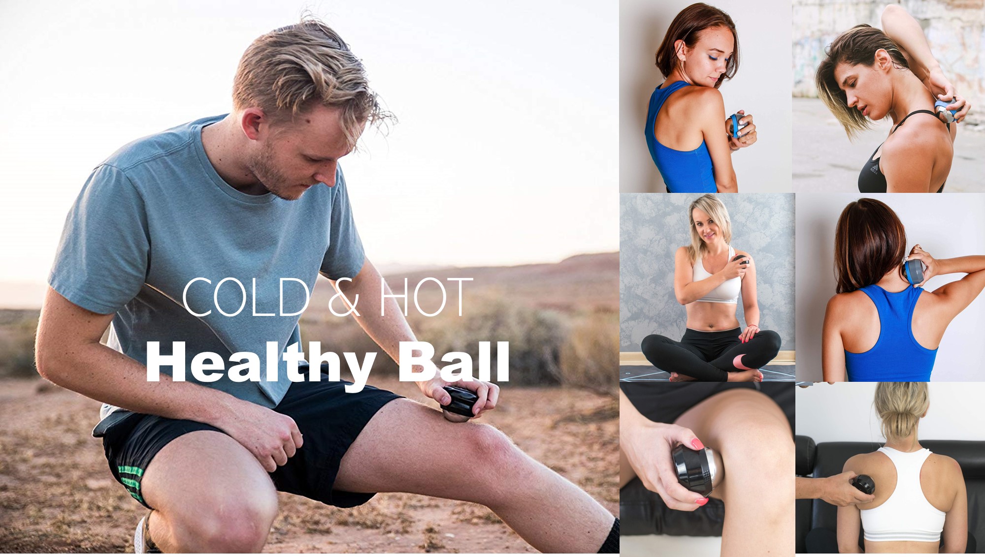 Cold & Hot Healthy Ball 温感ジェル入りボールで身体リフレッシュ ストレッチ