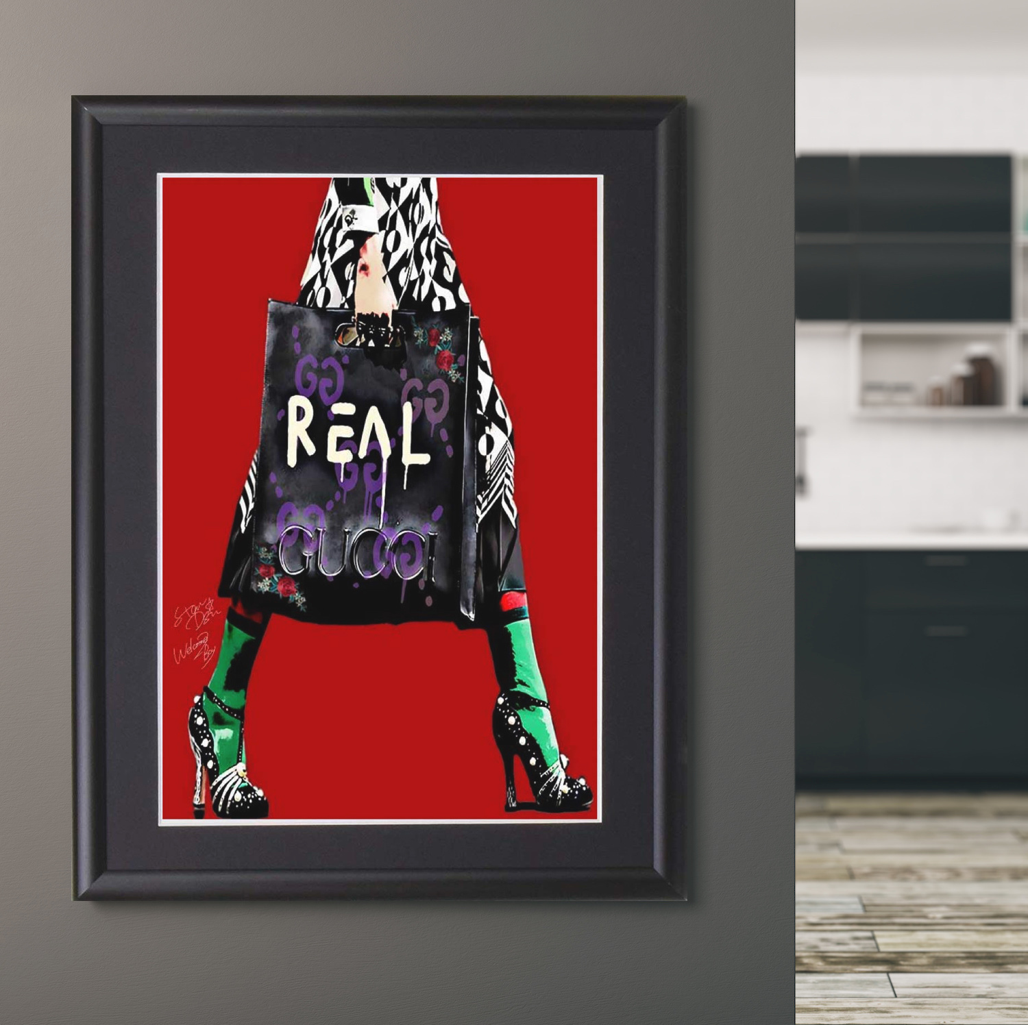 そのおしゃれなデザイン ポップなながらも大人なカラーリングはお部屋のアクセントになるインテリアに Make Sense Art Gallery