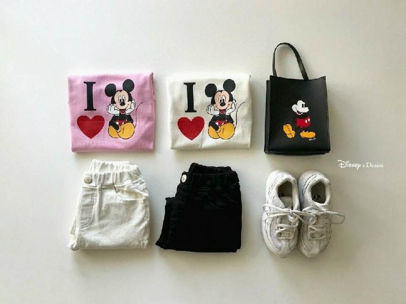 韓国子供服 Disney ｘ DSAINT　Tシャツ