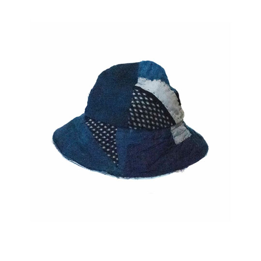 イタリア、フィレンツェ発の帽子デザイン。MOMOZONO古布リメイクハット。