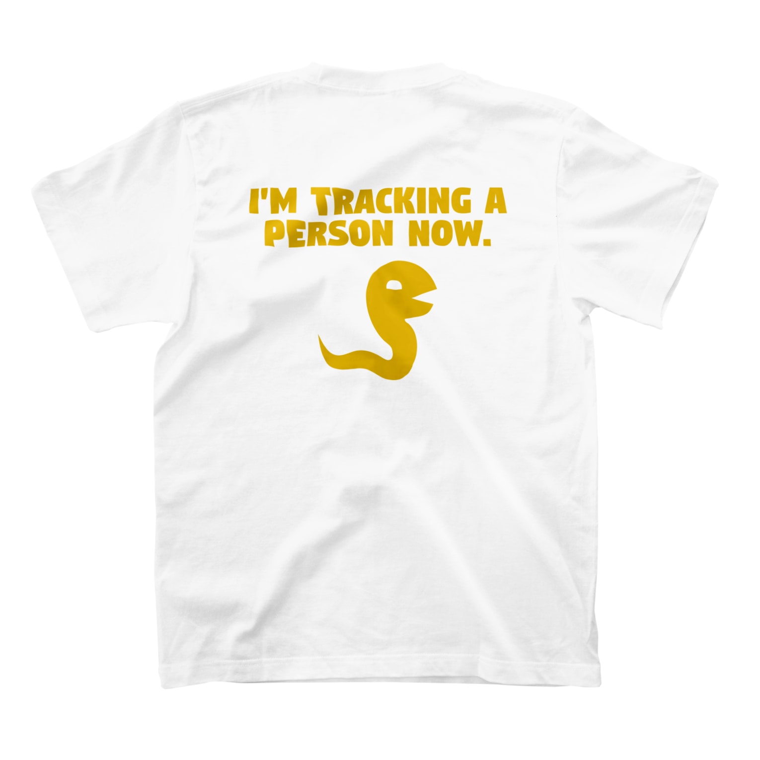 I'm tracking a person now TEE WHITE