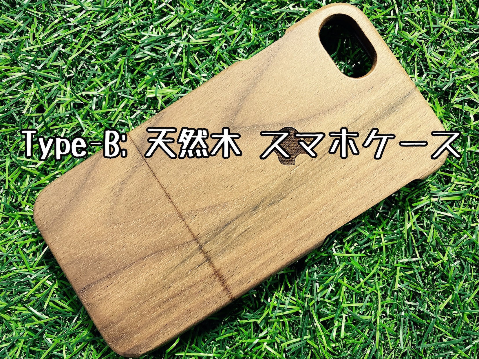 【新しいタイプの商品アップ始めます☆】天然木 x エスニック　個性派木製スマホケース