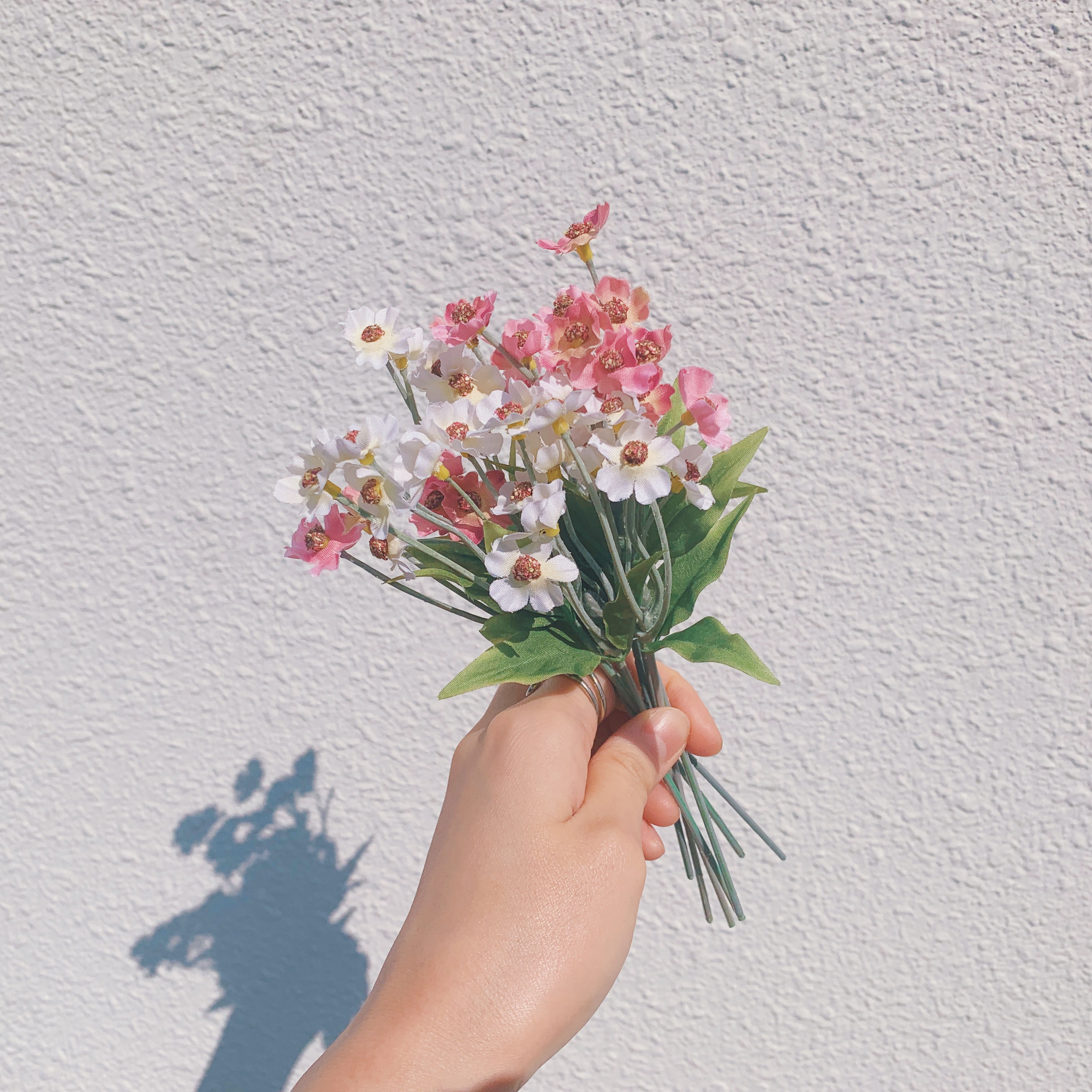 枯れないお花 忘れな草の花束 Base Mag