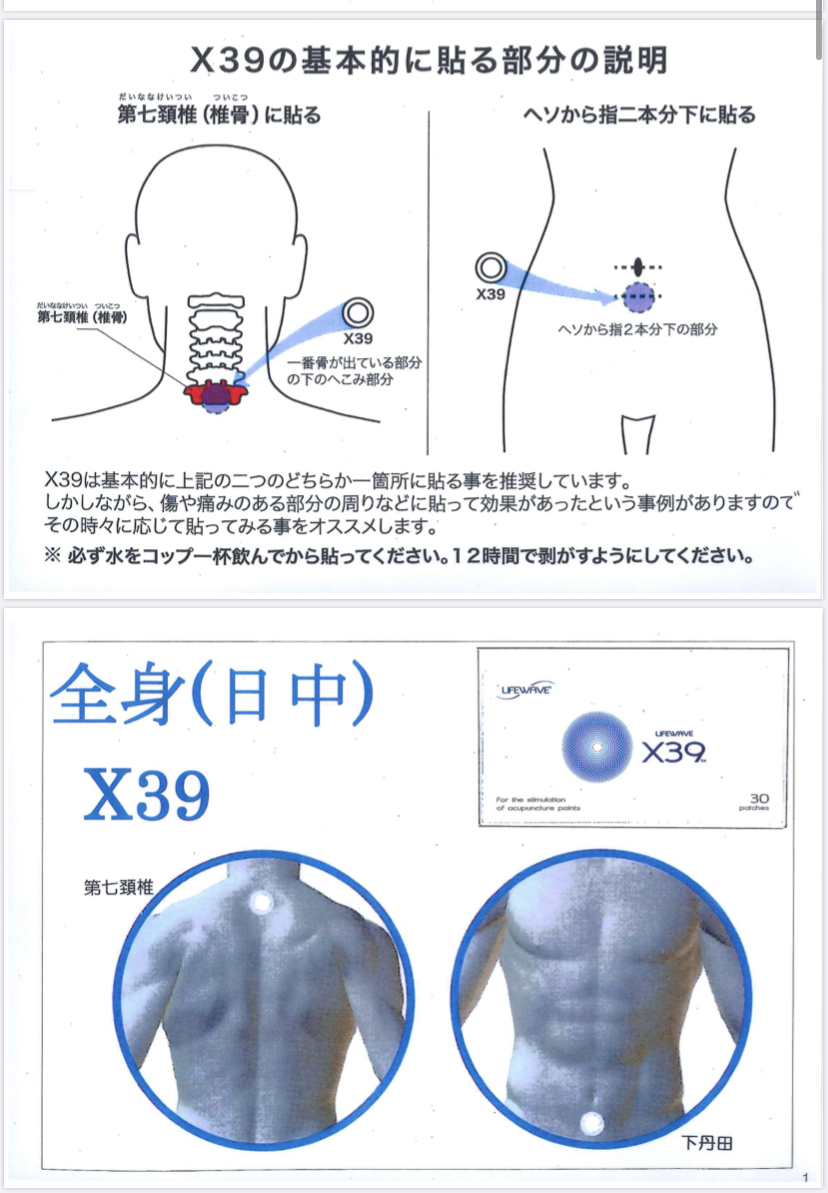 貼るだけで身体の悩みが改善 Lifewave Keishin 貼るだけで身体の悩みが改善 Lifewave Keishin