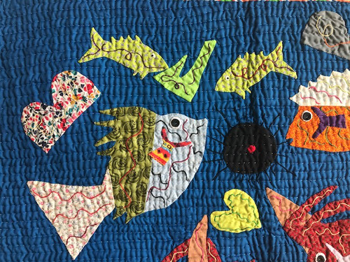 カオハガンキルト】海の生き物を生き生きと描くネネの作品 | Caohagan 
