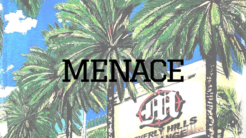 『"MENACE" A SUNNY PLACE FOR SHADY PEOPLE FITTED』