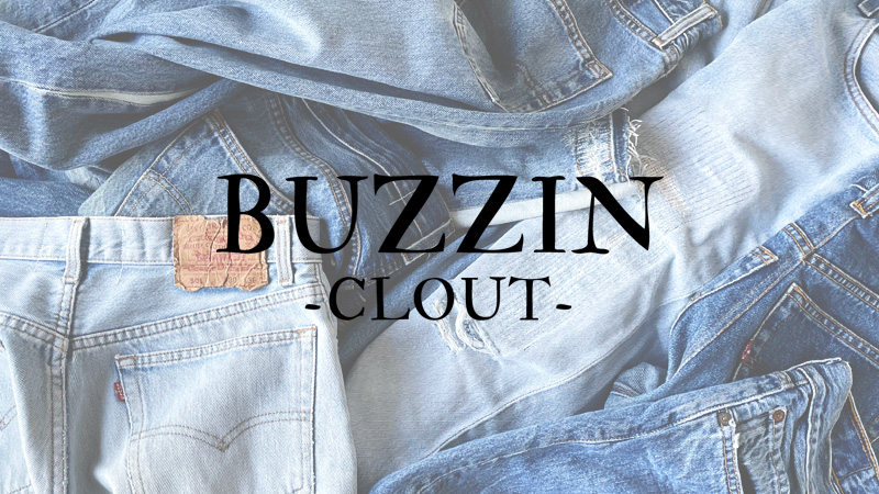 『"BUZZIN -CLOUT-" Levi's Custom Flare Pants』