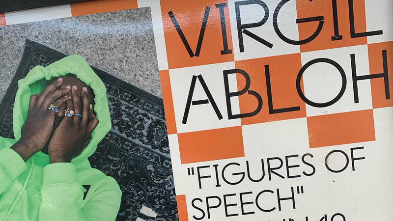 『"Virgil Abloh MCA" FIGURE OF SPEECH』