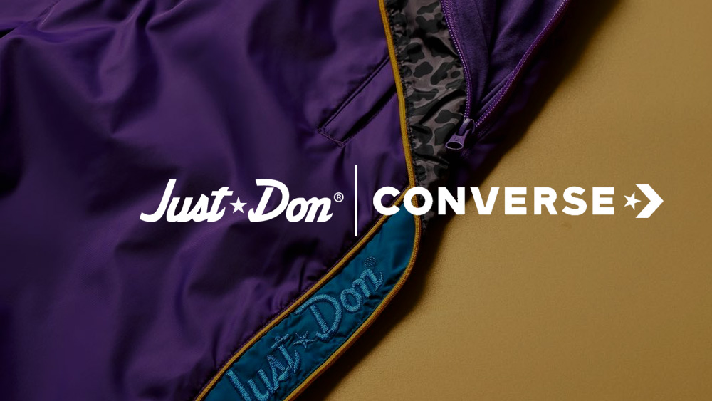 『"Just Don × CONVERSE" Nylon Tearaway Track Pants』