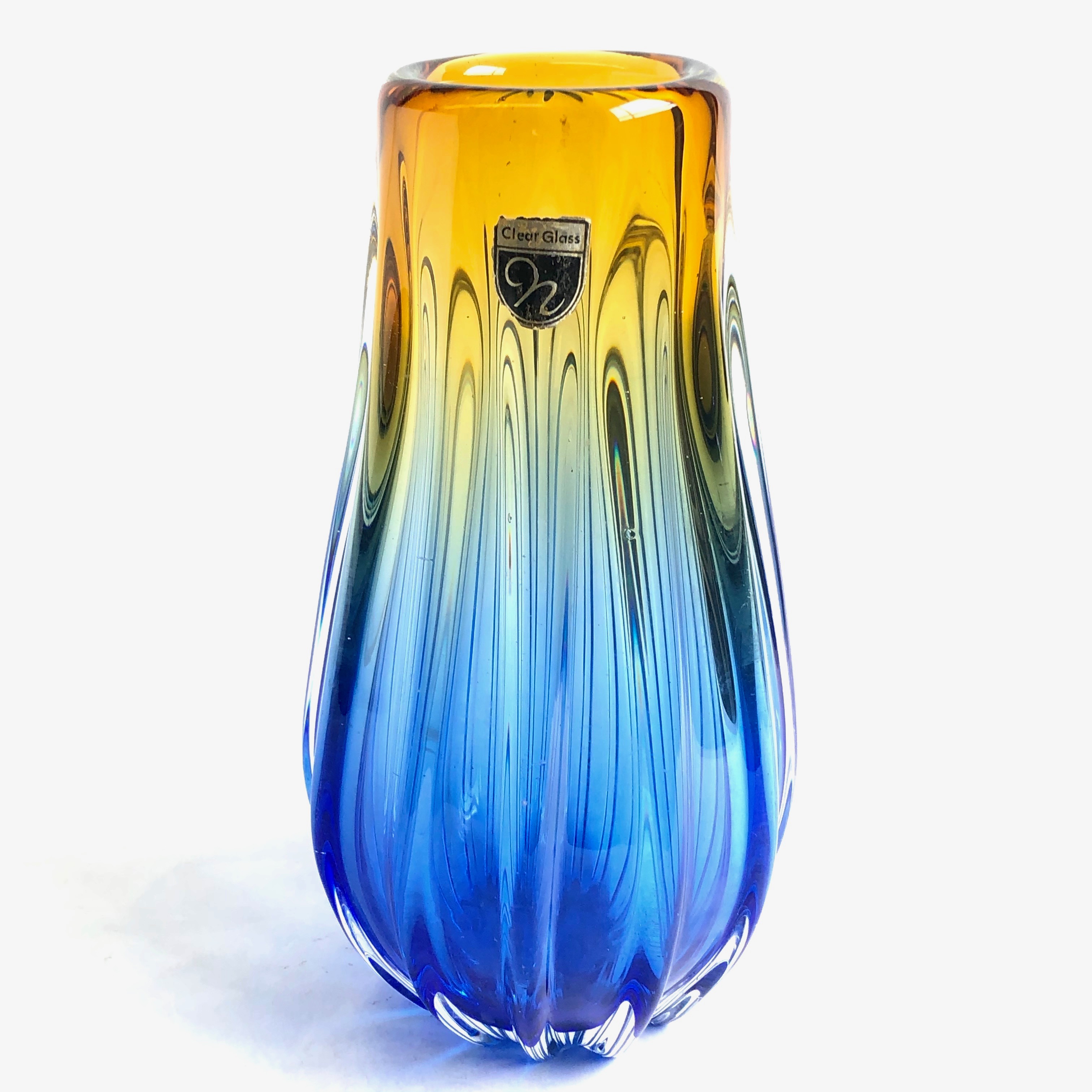 レトロ　ガラス花瓶