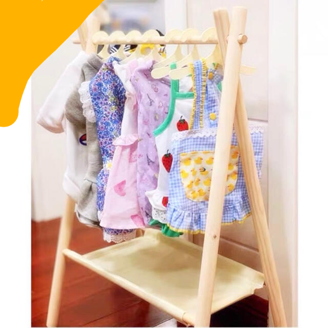 かわいいペットの服をおしゃれ収納 ペット服ハンガー個セット Base Mag