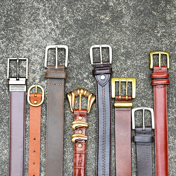 【ブラウンレザーベルト】 経年劣化がお楽しみ頂ける良質ベルト入荷～