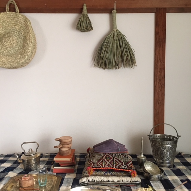 モロッコのハマムで使われていた美しい古いバケツ