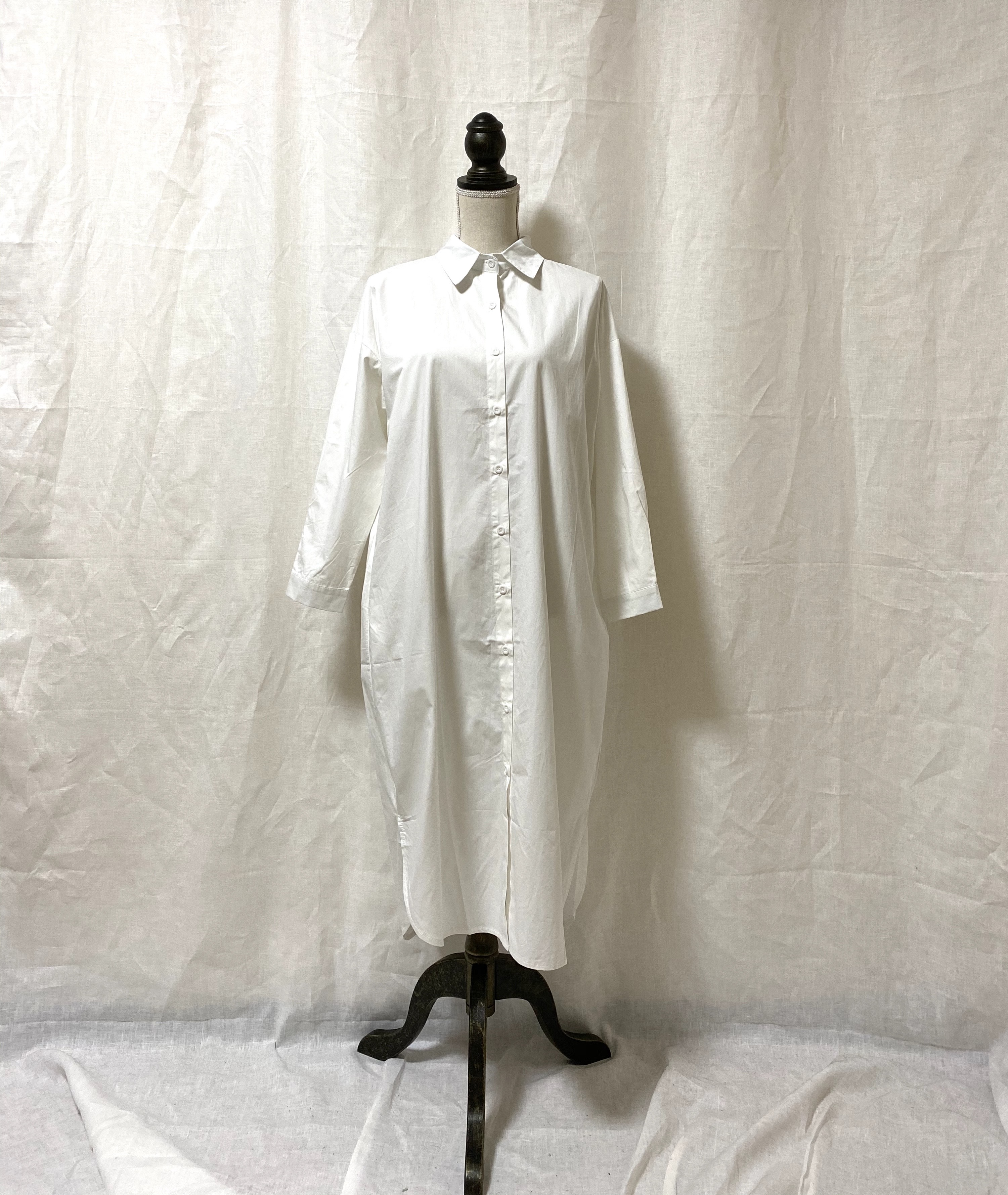 ロングシャツは重ねる！羽織る！ワンピで着る！