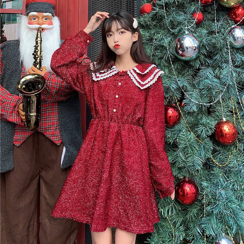 19新作日系ファッションレトロスウィートチャーミングワンピース Base Mag