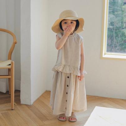 夏のオシャレはこれで決まり！韓国子供服La.camelのサマーセットアップ