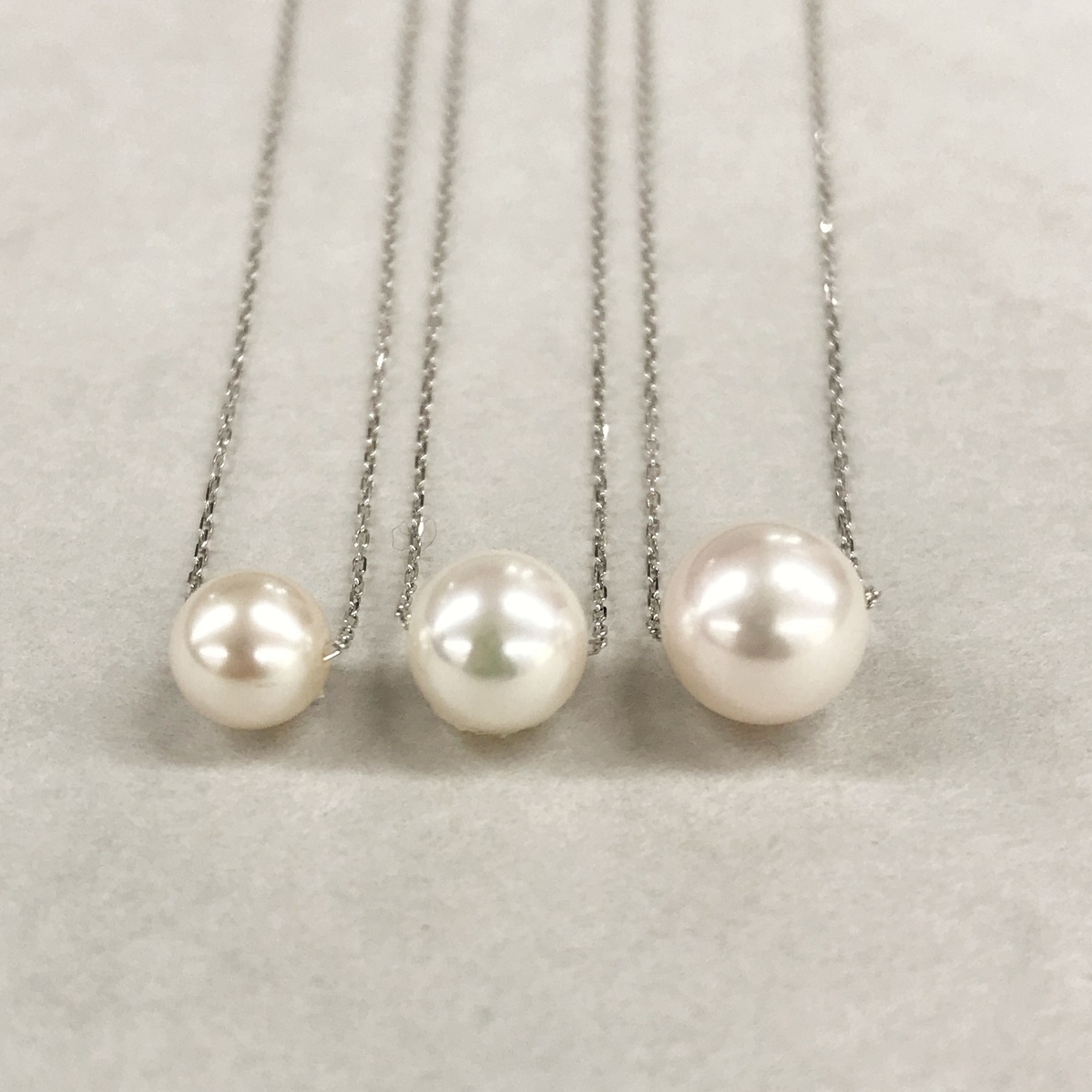 3つの大きさから自分に合ったサイズを選べる アコヤ真珠ネックレス | TODAY's DIAMONDS TSUTSUMI