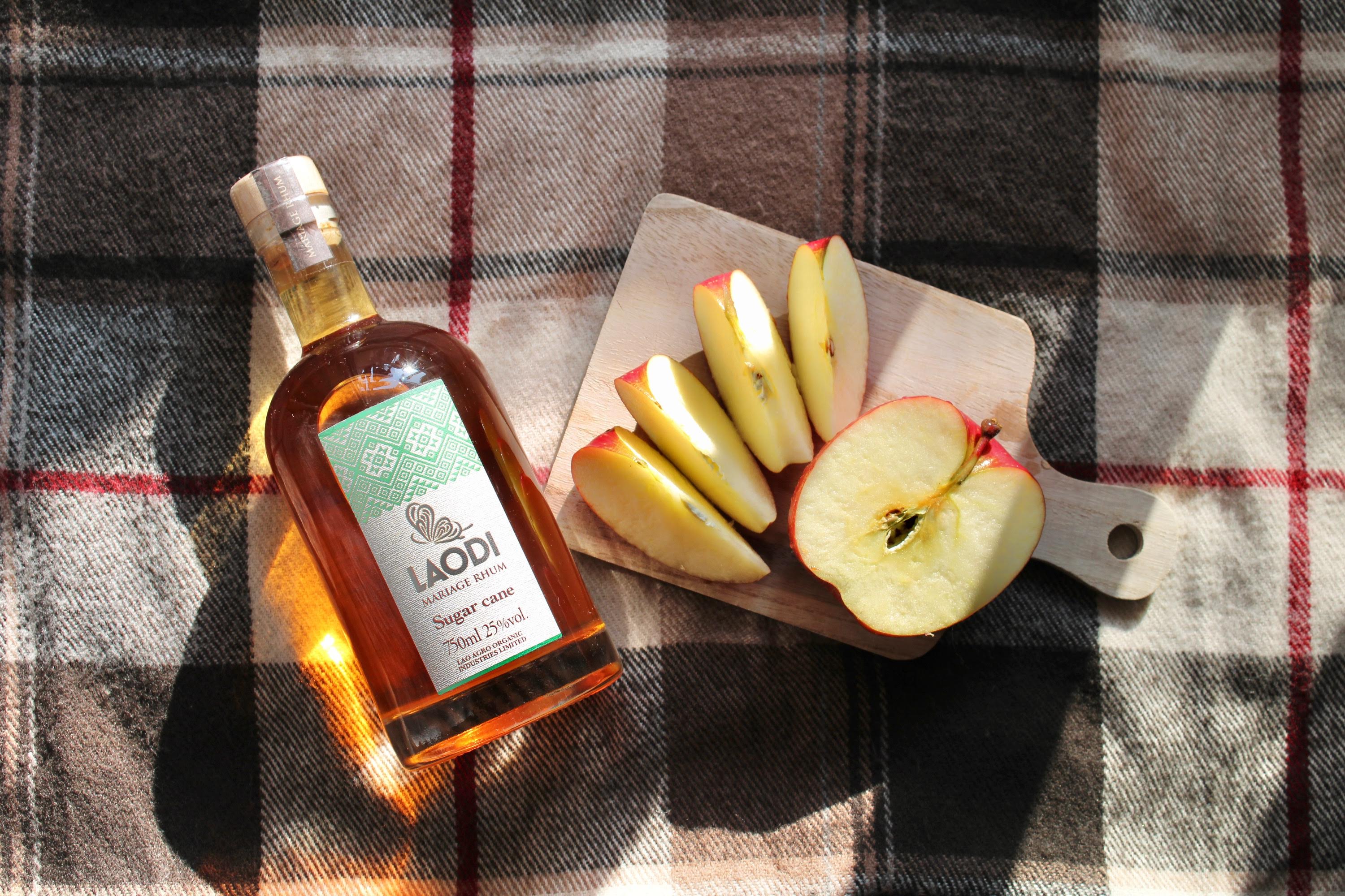 【レンジで5分】無農薬ラム酒で簡単りんごコンポートレシピ