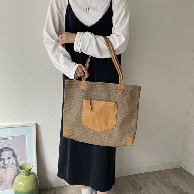 A4サイズも十分入る！vintage GUCCI〈ヴィンテージグッチ〉トートバッグ
